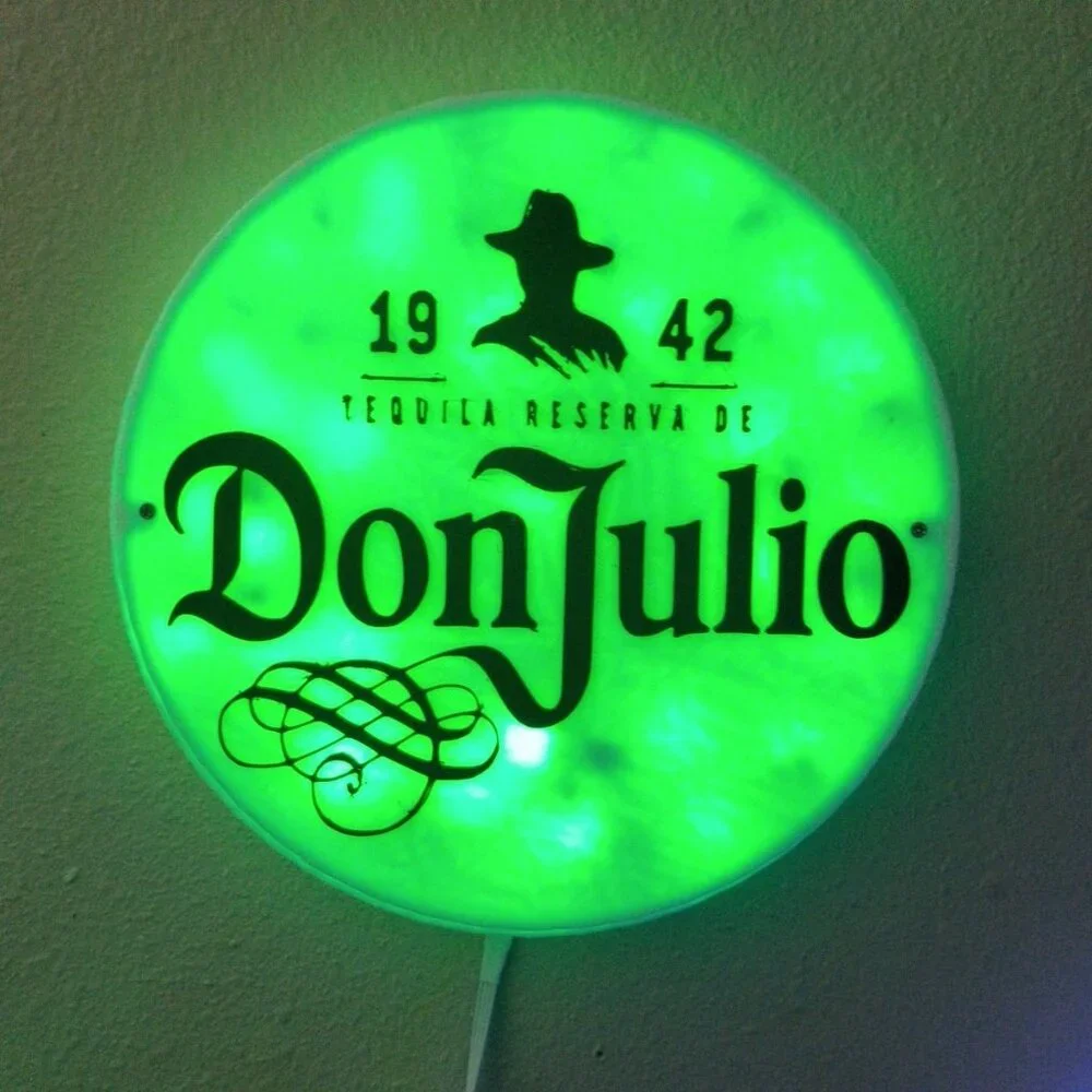 3D Printed Tequila Don Julio RGB LED Bar Sign With Remote Control ...